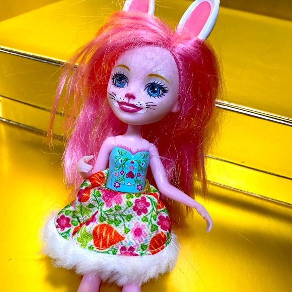 ENCHANTIMALS 2015 COLLECTIBLE BREE BUNNY DOLL MATTEL 7” - Picture 2 of 8